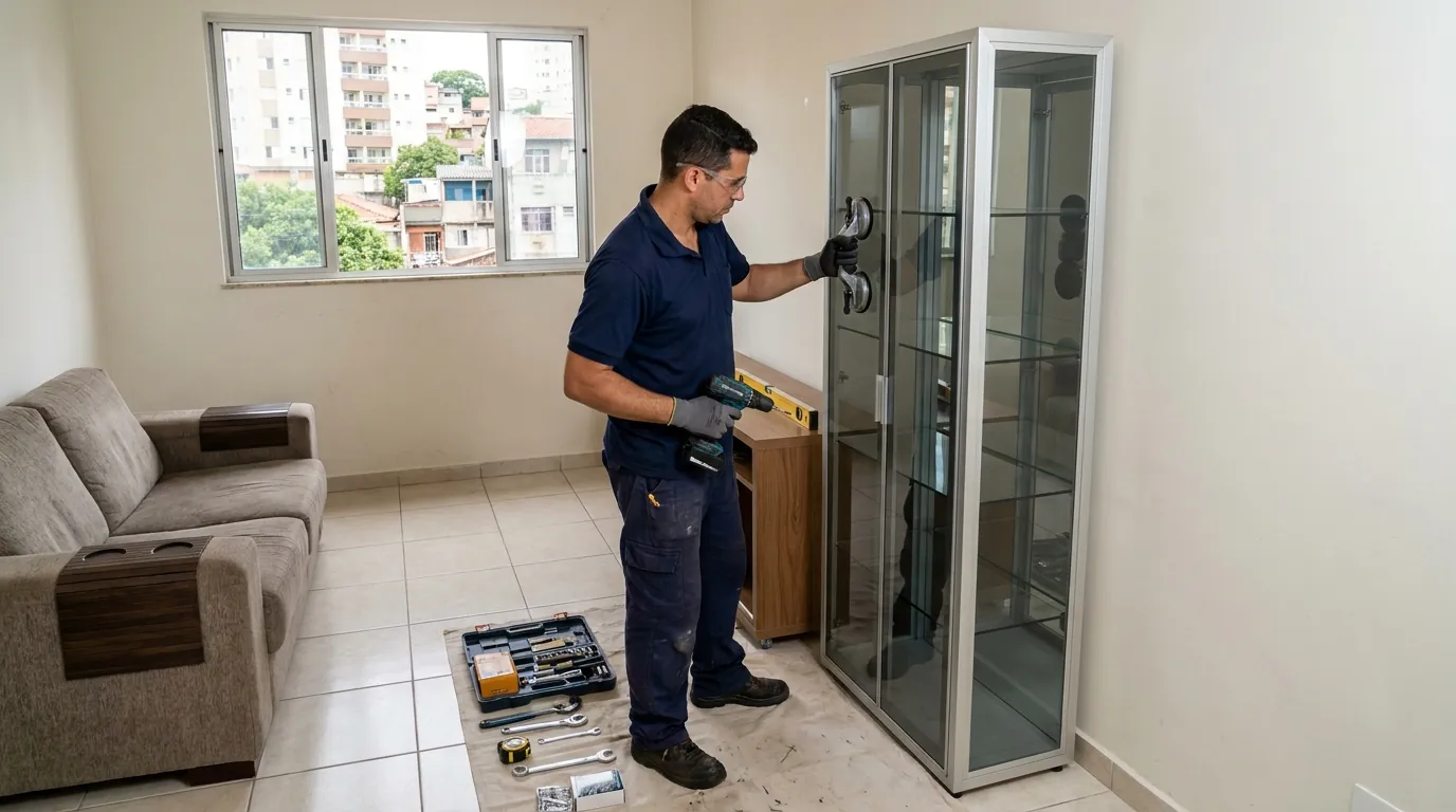Móveis planejados em vidro em Bauru