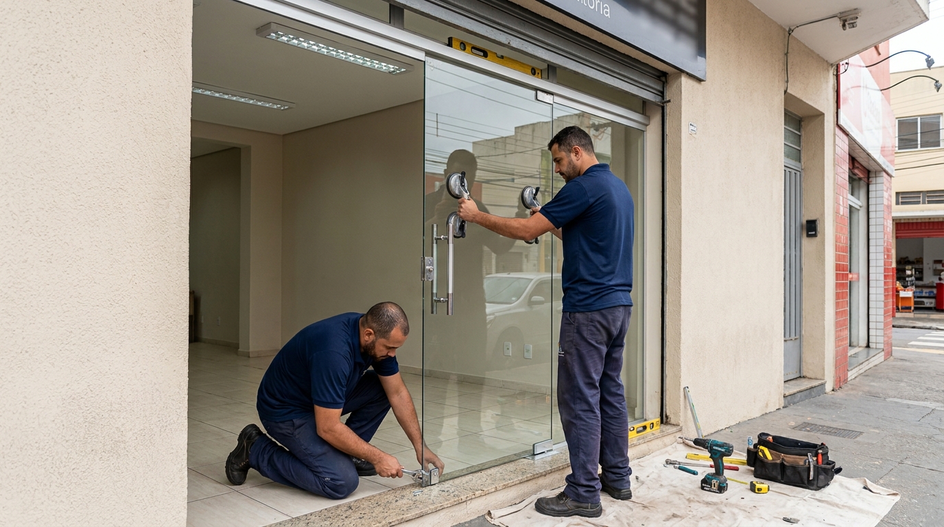 Portas Residenciais e Comerciais na Vila Belém, Bauru‑SP