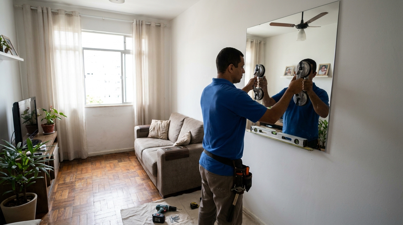 Revestimento Espelhado nas Chácaras Cornélia, Bauru‑SP